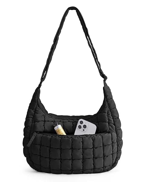 BAGSMART Quilted Puffer Crossbody Bag