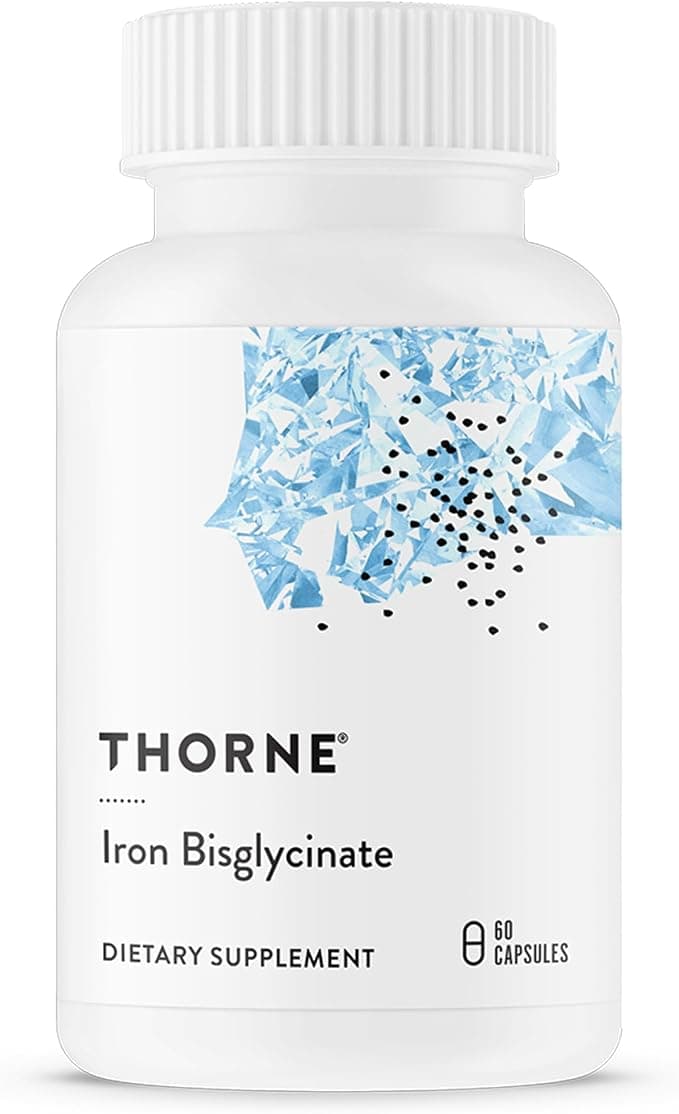 Thorne Iron Bisglycinate — 25mg, Gentle on Stomach