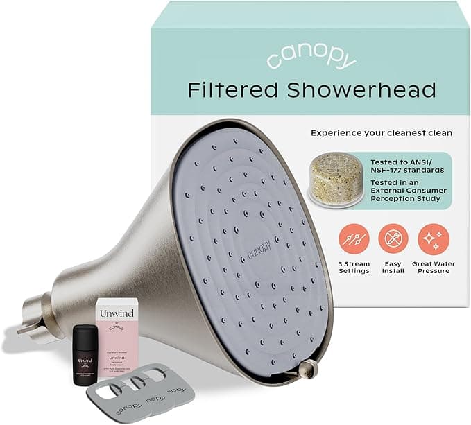 Canopy Filtered Shower Head