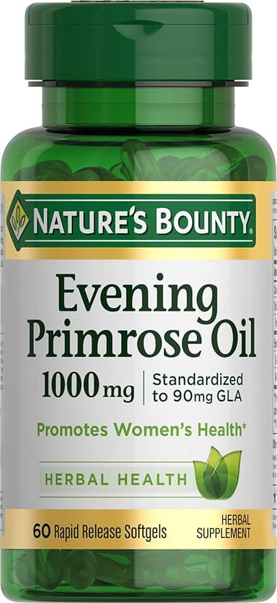Nature's Bounty Evening Primrose Oil 1000mg, 60 Softgels