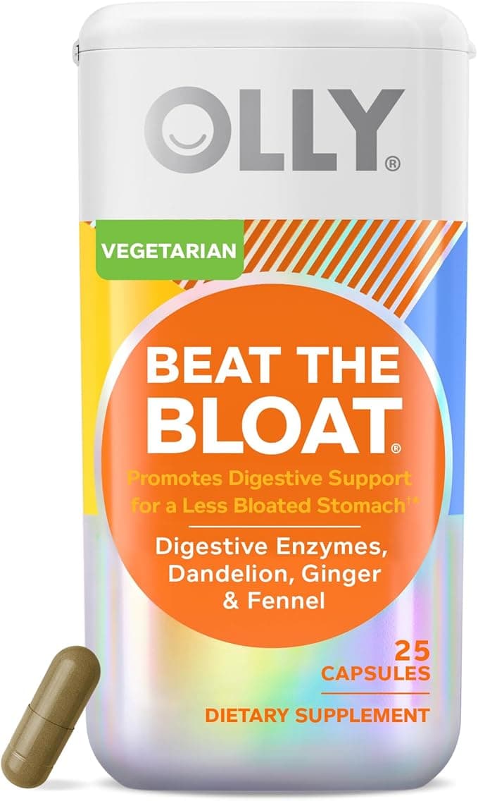 OLLY Beat The Bloat Capsules – Digestive Support for Women