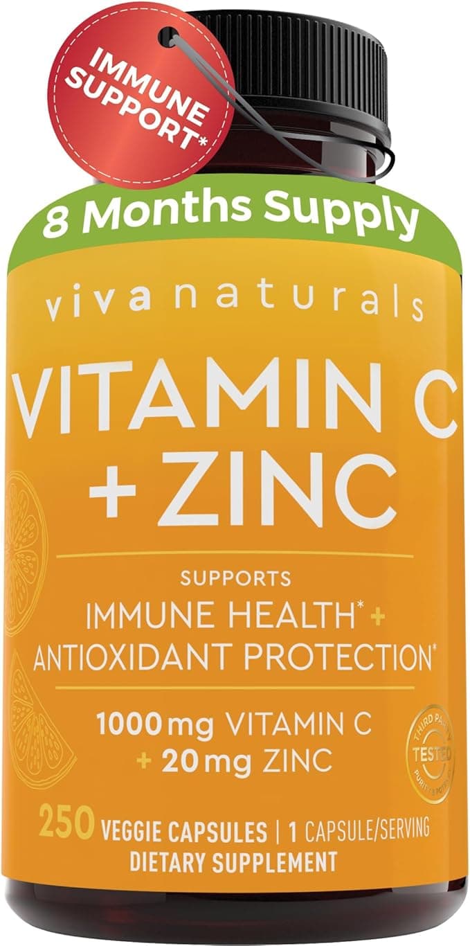 Viva Naturals Vitamin C with Zinc