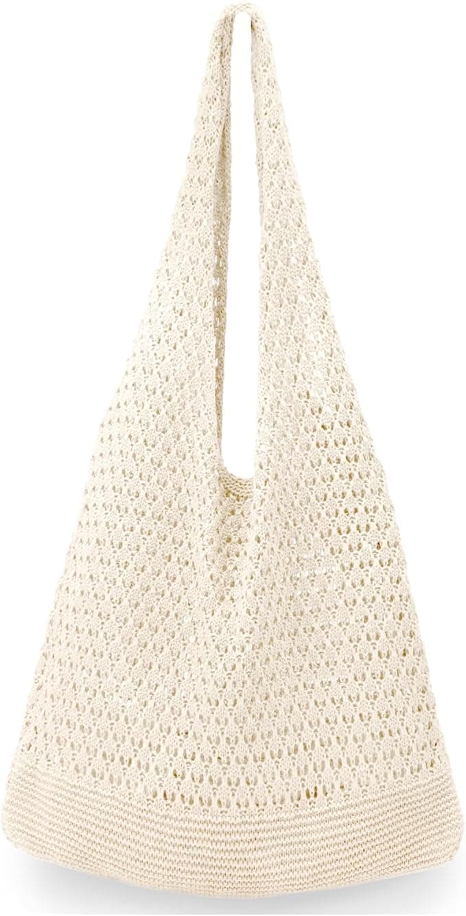 hatisan Crochet Summer Beach Tote