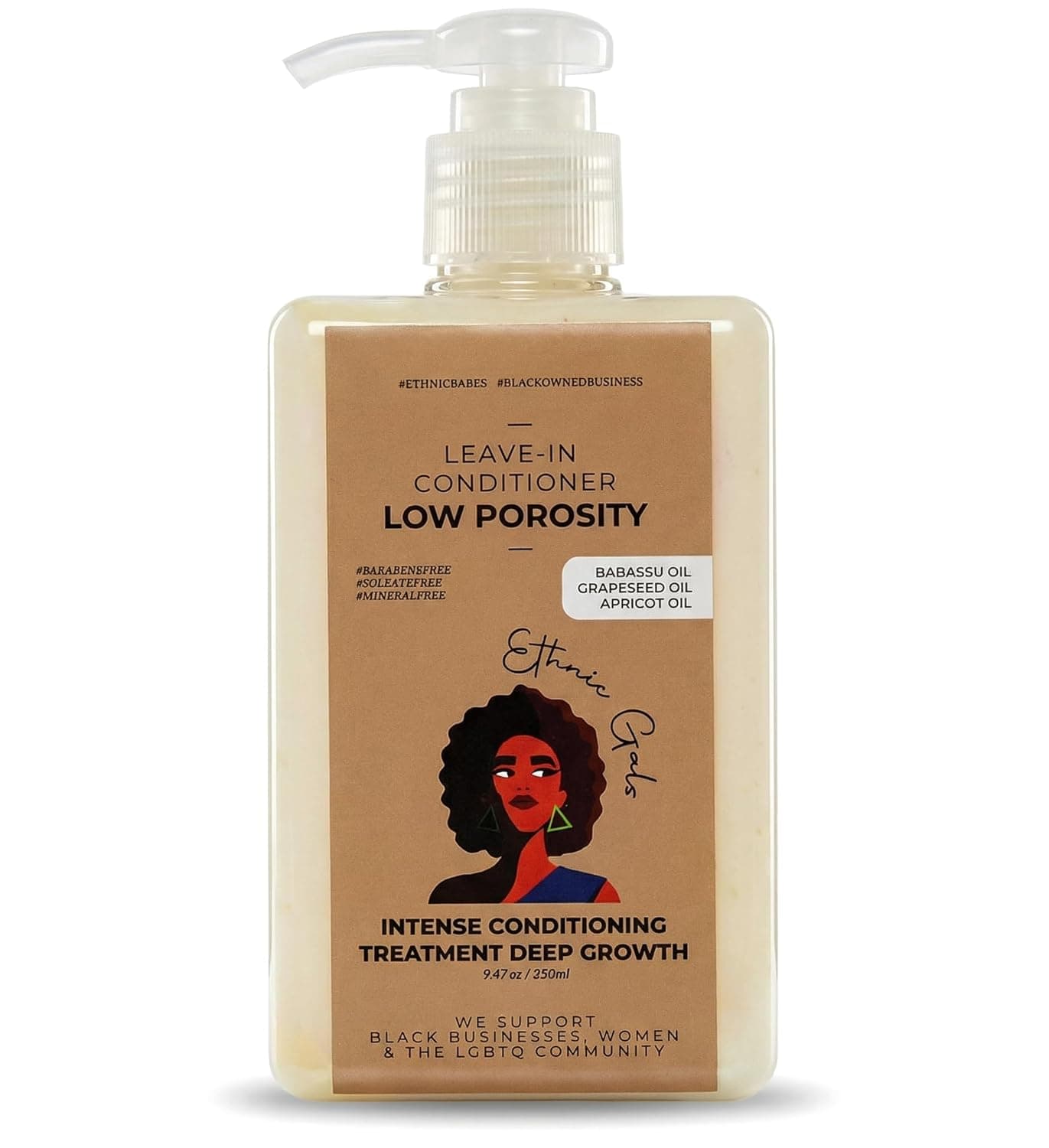 Low Porosity Leave In Conditioner with Shea Butter & Aloe