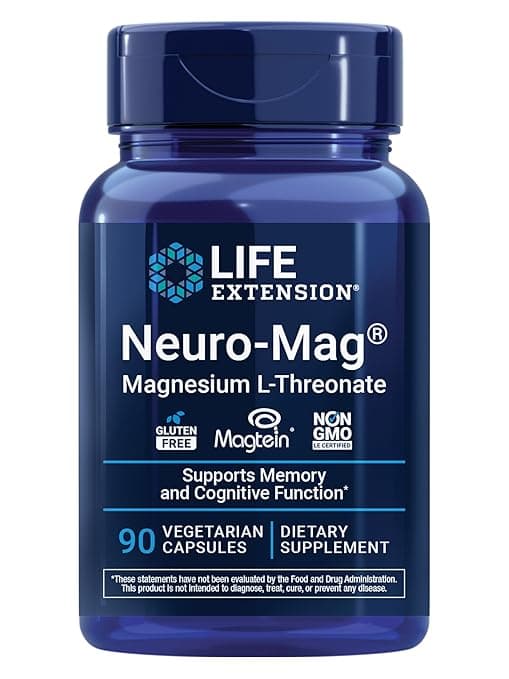 Life Extension Neuro-Mag Magnesium L-Threonate, Memory Health, Quick T