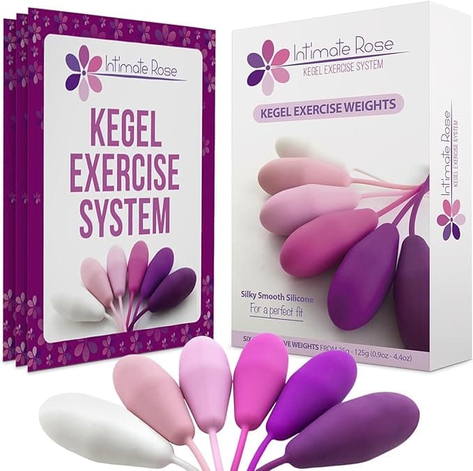 Intimate Rose Kegel Exercise Weights — Progressive Pelvic Floor Training System