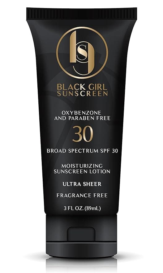 Black Girl Sunscreen Moisturizing SPF 30 — No White Residue, Natural Ingredients
