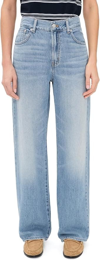 Madewell Women's The Perfect Vintage Wide Leg Jeans in Airy Denim