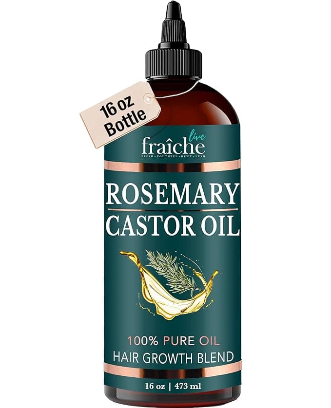 Live Fraiche Rosemary Castor Oil for Hair Growth