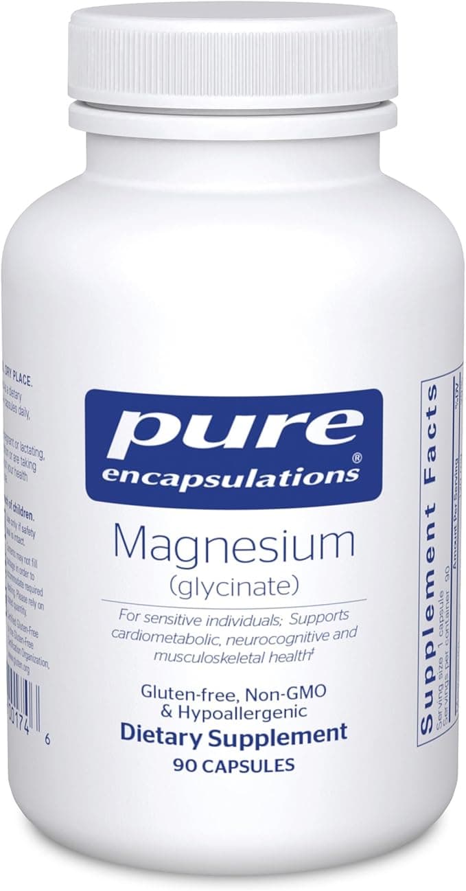 Pure Encapsulations Magnesium Glycinate – Sleep, Muscle Relaxation & Mood Support