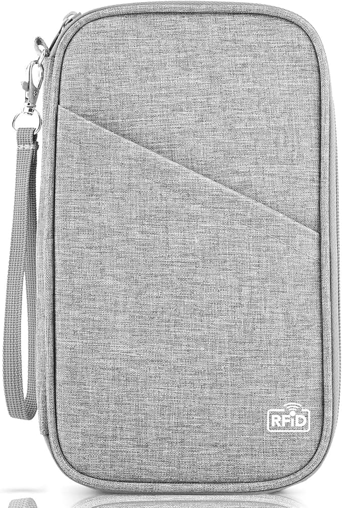 TOPBAG Passport Holder Family, Women Rfid Blocking Passport Wallet, Tr