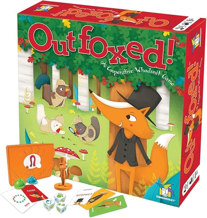 Outfoxed! Cooperative Whodunit Board Game for Kids