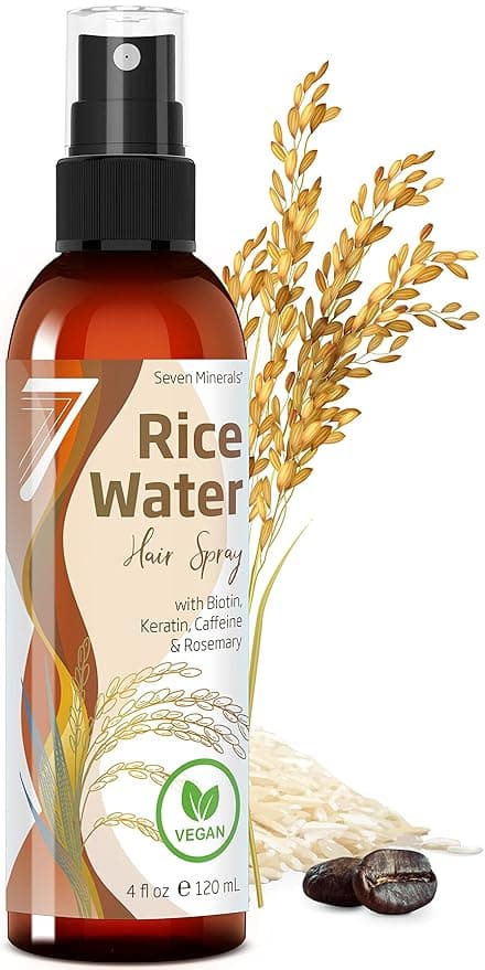 Fermented Rice Water Hair Growth Spray (with Rosemary & Biotin)
