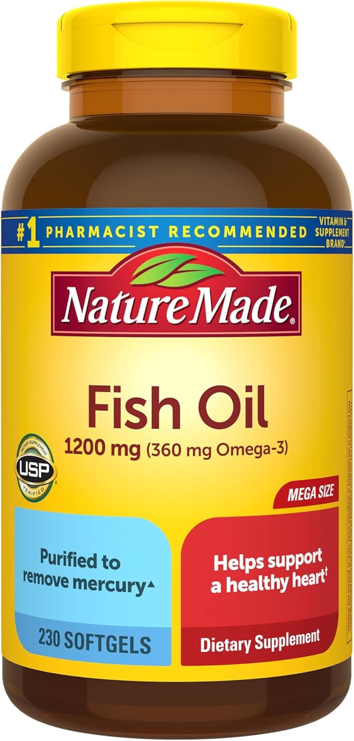 Nature Made Fish Oil Omega-3 1200mg