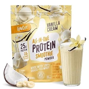 FlavCity Vanilla All in One Protein Shake Powder