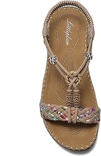 Handmade Bohemian Braided Flat Sandals with Arch Support