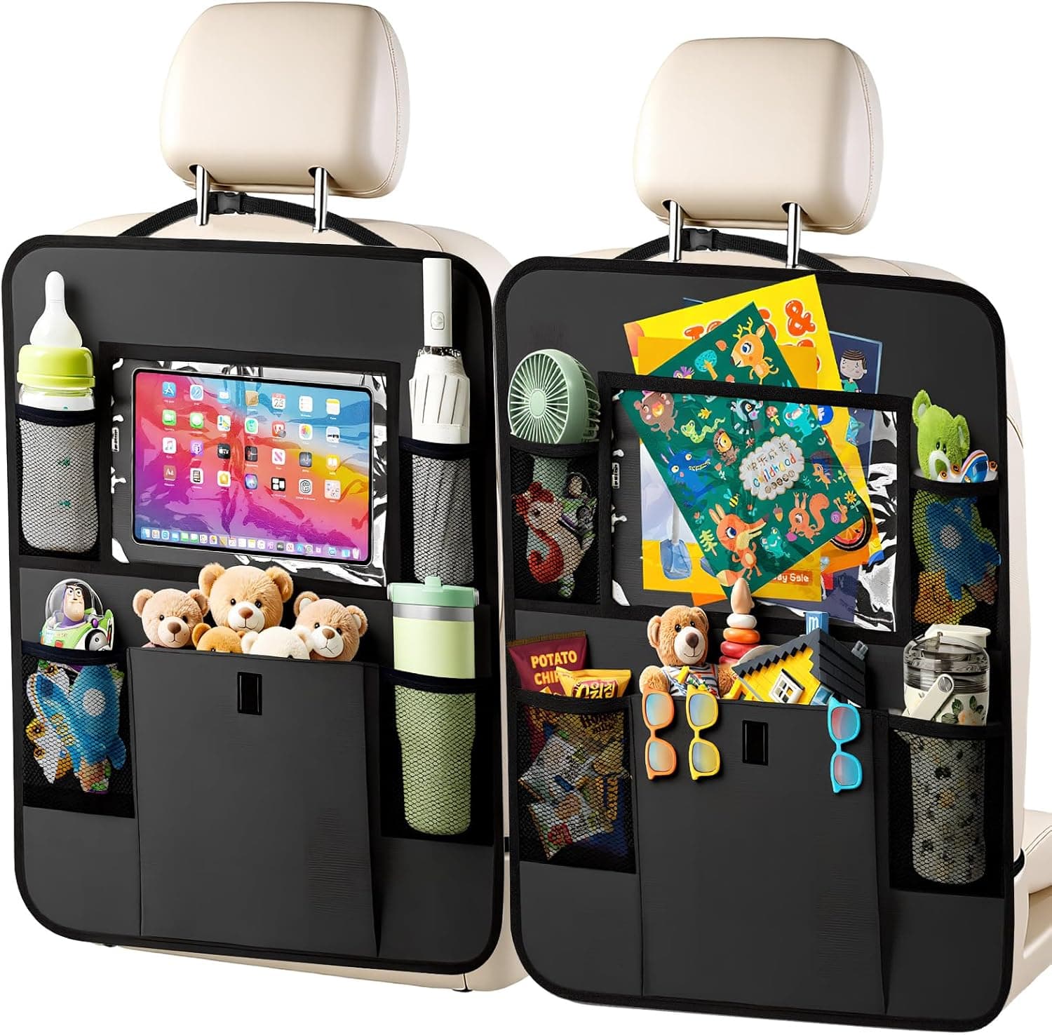 Car Backseat Organizer with Tablet Holder