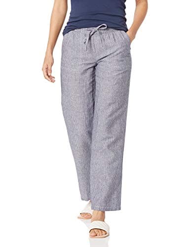 Amazon Essentials Linen Blend Wide Leg Pant