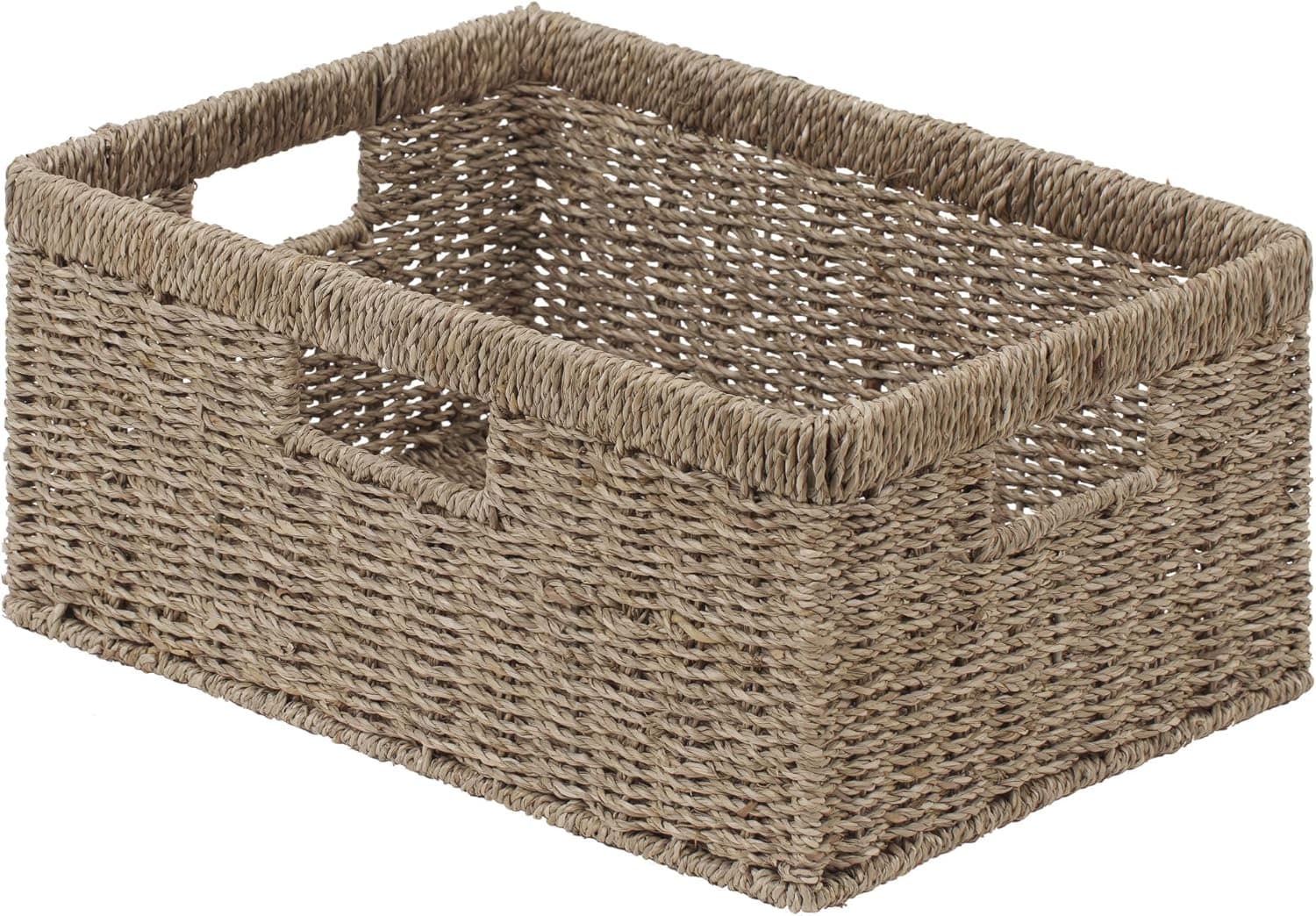 StorageWorks Large Seagrass Storage Baskets